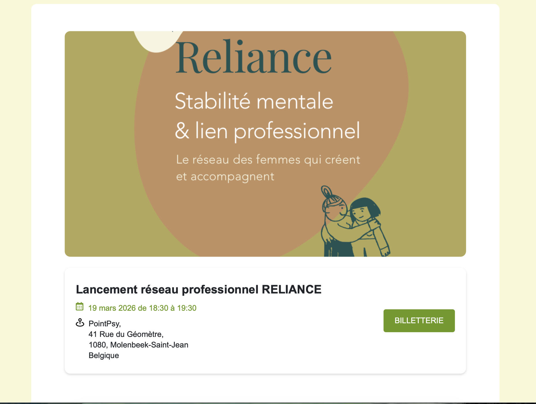 Lancement du réseau RELIANCE